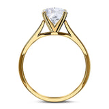 Oval Natural Stone Cathedral Ring