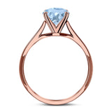 Oval Natural Stone Cathedral Ring