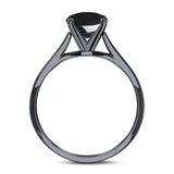Oval Natural Stone Cathedral Ring