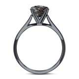Oval Natural Stone Cathedral Ring