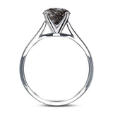 Oval Natural Stone Cathedral Ring