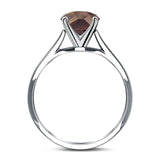 Oval Natural Stone Cathedral Ring