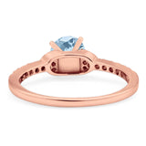 Art Deco Round Natural Stone Ring