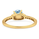 Art Deco Round Natural Stone Ring