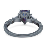 Art Deco Teardrop Pear Ring