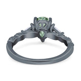 Art Deco Teardrop Pear Ring