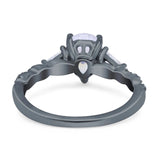 Art Deco Teardrop Pear Ring