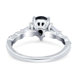 Art Deco Teardrop Pear Ring