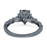 Art Deco Teardrop Pear Ring