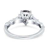 Art Deco Teardrop Pear Ring