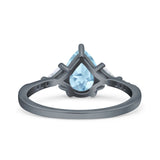 Pear Teardrop Vintage Style Ring
