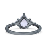 Pear Teardrop Vintage Style Ring