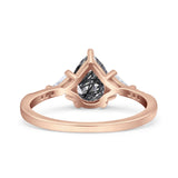 Pear Teardrop Vintage Style Ring