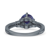 Art Deco Round Vintage Style Ring