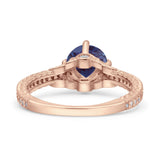 Art Deco Round Vintage Style Ring