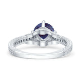 Art Deco Round Vintage Style Ring