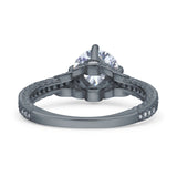 Art Deco Round Vintage Style Ring