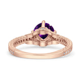 Art Deco Round Vintage Style Ring