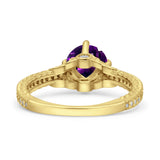 Art Deco Round Vintage Style Ring