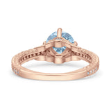 Art Deco Round Vintage Style Ring