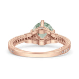 Art Deco Round Vintage Style Ring