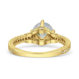 Art Deco Round Vintage Style Ring