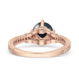 Art Deco Round Vintage Style Ring