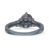 Art Deco Round Vintage Style Ring