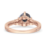Art Deco Round Vintage Style Ring
