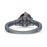 Art Deco Round Vintage Style Ring