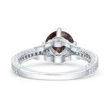 Art Deco Round Vintage Style Ring
