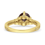 Art Deco Round Vintage Style Ring