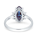 Art Deco Marquise Vintage Style Tapered Ring