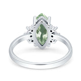 Art Deco Marquise Vintage Style Tapered Ring