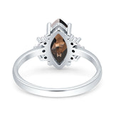 Art Deco Marquise Vintage Style Tapered Ring
