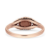 Oxidized Twisted Rope & Leaf Oxidized Ring