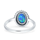 Oxidized Heart Solitaire Oxidized Ring