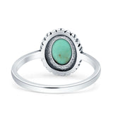 Oxidized Heart Solitaire Oxidized Ring