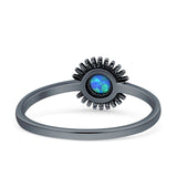 Sunflower Oxidized Ring