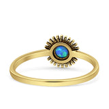 Sunflower Oxidized Ring