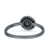 Sunflower Oxidized Ring