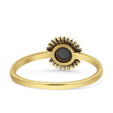 Sunflower Oxidized Ring