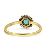 Sunflower Oxidized Ring