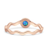 Solitaire Oxidized Ring