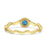 Solitaire Oxidized Ring