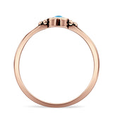 Oxidized Evil Eye Ring