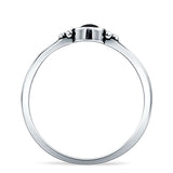 Oxidized Evil Eye Ring