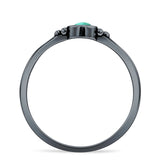 Oxidized Evil Eye Ring