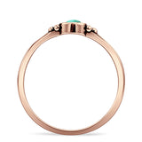 Oxidized Evil Eye Ring