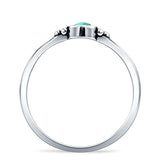 Oxidized Evil Eye Ring